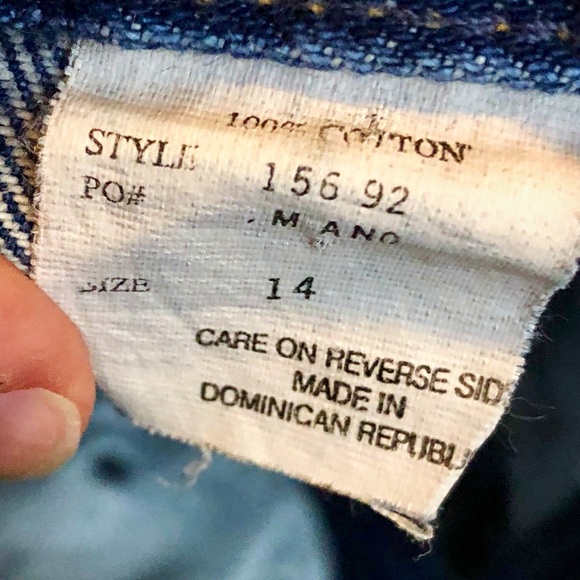 ❌SOLD❌ Vintage 12” high rise mom bootcut jeans - Picture 6 of 8